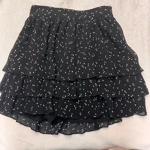 Zara tiered mini skirt XS